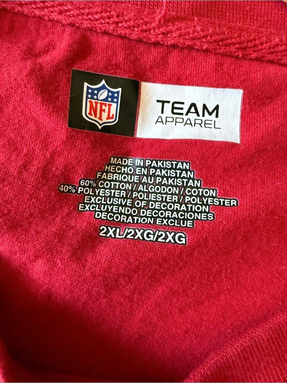 Atlanta Falcons Retro Look Long Sleeve T Shirt Sz 2XL NFL Team Apparel ATL - Picture 4 of 5